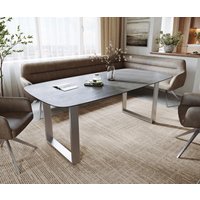 DELIFE Edge Esstisch Keramik Grau