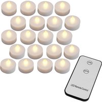 monzana 993216 LED Teelichter 20er-Set