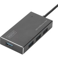 DIGITUS USB 3.0 Hub Super Speed, 4-Port, mit Netzteil
