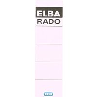 ELBA Ordnerrücken-Einsteckschild, extra kurz/breit, weiß – Bild 2