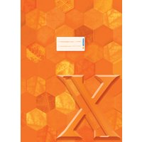 HERMA Heftschoner X, aus Karton, DIN A4, orange