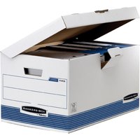 Fellowes BANKERS BOX SYSTEM Archiv-Klappdeckelbox Maxi, blau – Bild 2