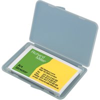 sigel Visitenkarten-Etui, Kunststoff, transparent, matt – Bild 2