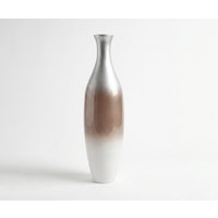 Vase Nuvia B23 x T23 x H86 cm Glas Mokka Opal Handgemacht