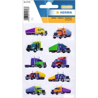 HERMA Sticker MAGIC Coole Trucks, Transpuffy – Bild 2