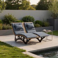 Home Deluxe 4058166267368 Wellenholzliege Sofa – Bild 2