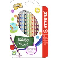 STABILO Dreikant-Buntstifte EASYcolors L, 12er Kartonetui