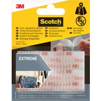 Scotch Klettbandverschluss Extreme, transparent, 25 x 75 mm