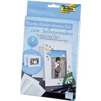 folia Bilderrahmen-Set, aus Pappe, 10 x 15 cm, weiß – Bild 2