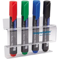 magnetoplan Acryl Markerhalter, für 4 Boardmarker