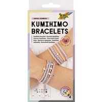 folia Kumihimo Bracelets-Set PASTELL RAINBOW, 16-teilig – Bild 2