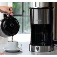 CLATRONIC Thermo-Kaffeemaschine KA 3805, silber / schwarz