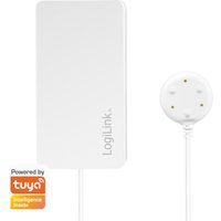 LogiLink Wi-Fi Smart Wasserlecksensor, Tuya kompatibel, weiß