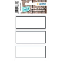 HERMA Haushalts-Etiketten HOME, 82 x 36 mm, grauer Rand