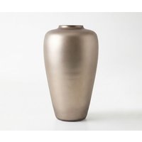 Vase Somera B27 x T27 x H44 cm Glas Opal Mundgeblasen