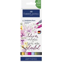 FABER-CASTELL Aquarellmarker GOLDFABER, 6er Etui Lettering
