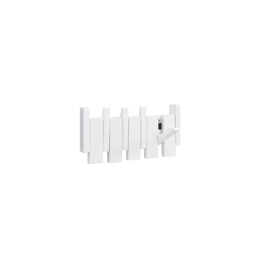 Home Deluxe 4058166436948 Garderobenleiste Weiß – Bild 5