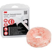 3M Dual Lock Druckverschluss SJ3870, 25 mm x 2,5 m, schwarz