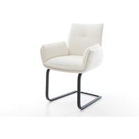 Freischwinger Nela-Flex Bouclé Soft Beige Freischwinger flach Schwarz