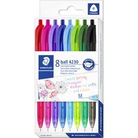 STAEDTLER Druckkugelschreiber ball 4230 M, 8er Kartonetui – Bild 2