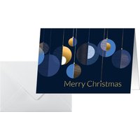 sigel Weihnachtskarte, Graphic Christmas balls, DIN A6 quer