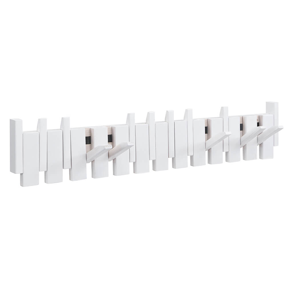 Home Deluxe 4058166436924 Garderobenleiste Weiß – Bild 5