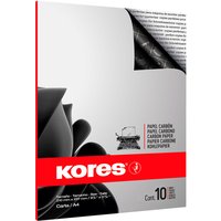 Kores Kohlepapier, DIN A4, schwarz, 10 Blatt – Bild 2