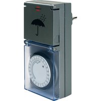 brennenstuhl Tageszeitschaltuhr MZ 44, IP 44, anthrazit