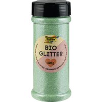 folia BIO Glitter, 100 g, irsisierend mint – Bild 2
