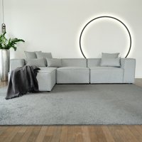 Home Deluxe 4058166244673 Sofa Hellgrau – Bild 2