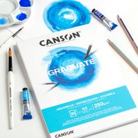 CANSON Studienblock GRADUATE AQUARELLE, DIN A4 – Bild 2