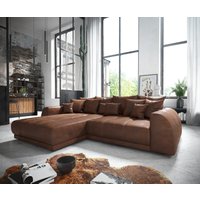 DELIFE Violetta Ecksofa Braun