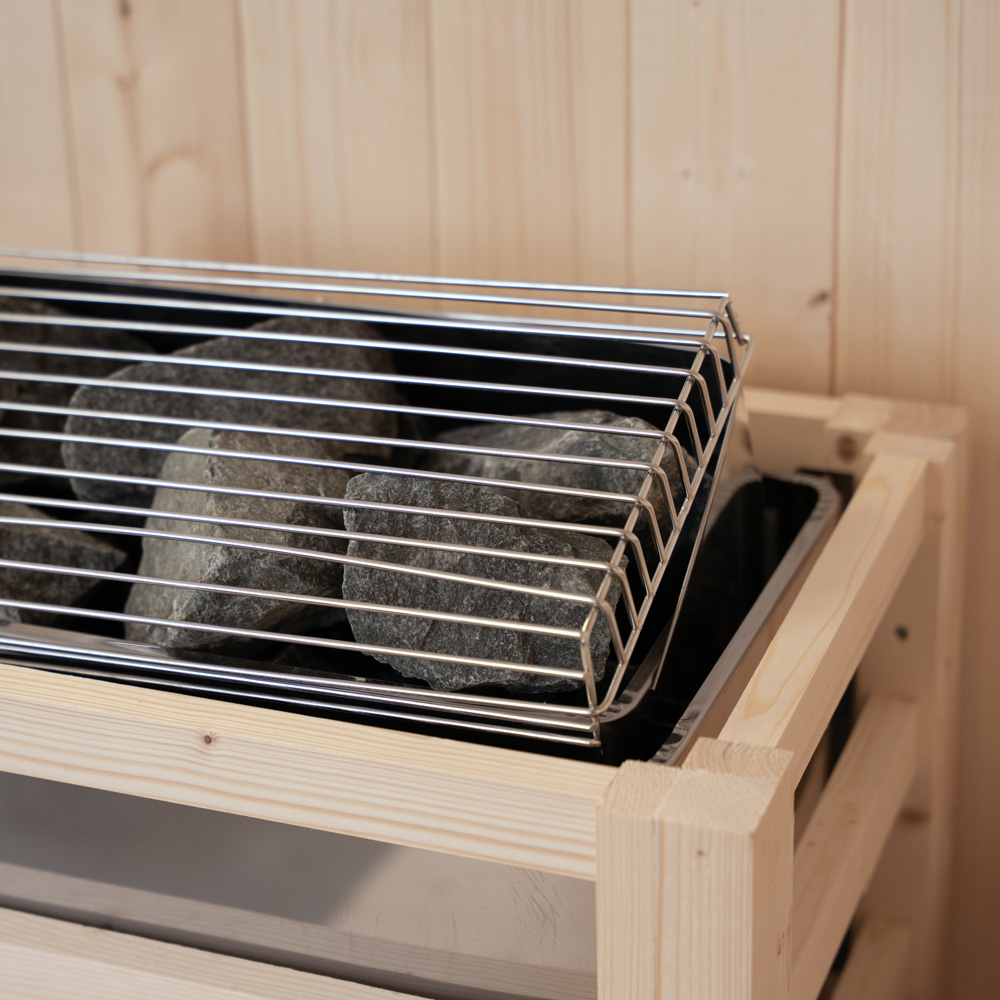 Traditionelle Sauna SHADOW XL - 200 x 150 cm für 5 Personen – Bild 6