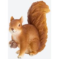 Deko-Eichhörnchen aus Polyresin, ca. 8x9x3,8 cm