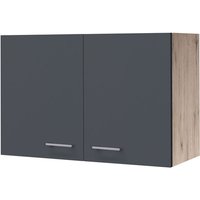 Oberschrank Tiago Basaltgrau/San Remo Eiche hell NB ca. 80x54,8x32cm – Bild 2