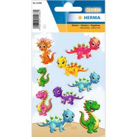 HERMA Sticker MAGIC, kleine Dinos, aus Glitterfolie