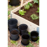 orthex Blumentopf CULTIVATE, Durchmesser: 180 mm, schwarz