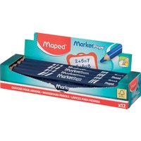Maped Whiteboard-Marker Marker, Peps, blau, 12er Display – Bild 2