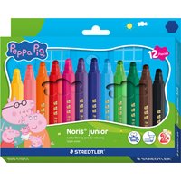 STAEDTLER Fasermaler Noris junior Peppa, 6er Kartonetui