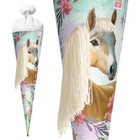ROTH Schultüte, Pferd Bella, rund, 700 mm, mit Wollmähne – Bild 2