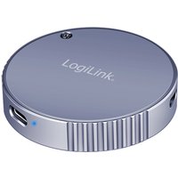 LogiLink Magnetisches USB 3.2 Gen2 SSD-Gehäuse, grau