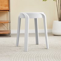 Home Deluxe 4058166432315 Hocker Weiß