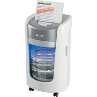 LEITZ Aktenvernichter IQ OptiMax 225 Home Office, weiß/silber – Bild 2