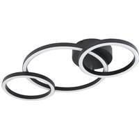 REGGY Deckenlampe schwarz 67238-24B, B/H/T: 54,5 x 7,5 x 30 cm, Metall, Kunststoff – Bild 2