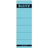 LEITZ Ordnerrücken-Etikett, 61 x 192 mm, kurz, breit, blau