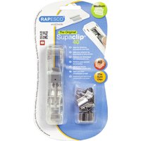 RAPESCO Dokumentenclip-Spender Supaclip 40, transparent – Bild 2