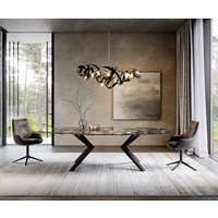 DELIFE Edge Esstisch Oval Keramik