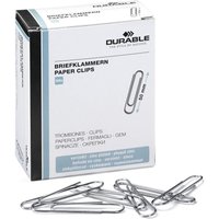DURABLE Büroklammern, verzinkt, rund, 50 mm