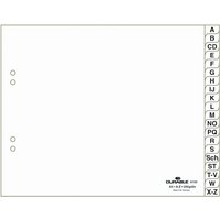 DURABLE Kunststoff-Register, A-Z, A4 halbe Höhe, 20-teilig – Bild 2