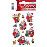 HERMA Weihnachts-Sticker DECOR, Lustiger Nikolaus, Papier – Bild 2